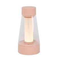 Lucide LORALI - Oplaadbare Tafellamp Binnen/Buiten - Accu/Batterij - Ø 7,7 cm - LED Dimb. - 1x1,2W 2600K/3000K - IP44 - Roze - thumbnail