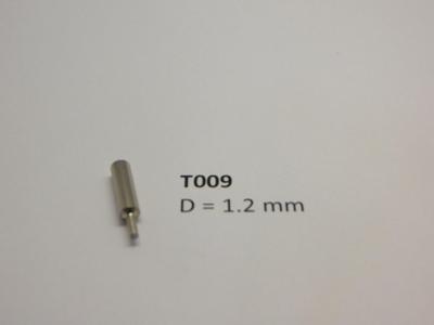 micromotor T009 Vervangingsstift voor T005 1.2 mm