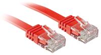 LINDY 47513 RJ45 Netwerkkabel, patchkabel CAT 6 U/UTP 3.00 m Rood 1 stuk(s) - thumbnail