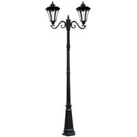 Solar lantaarn 2-lichts sheffield hoog op zonne energie - thumbnail