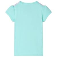 Kindershirt 140 lichtmintkleurig - thumbnail