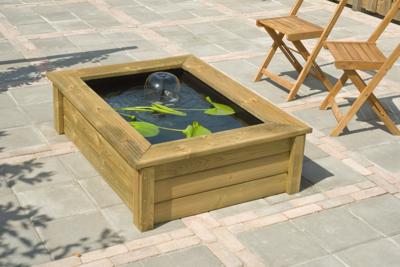 Quadro wood I houten FSC frame voor Quadro 5 H33,8x119,4x90,5 cm Ubbink Ubbink - Ubbink