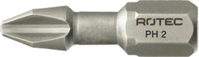 Rotec PRO Insertbit PH 1 L=25mm C 6,3 Torsion BASIC - 10 stuks - 8010001