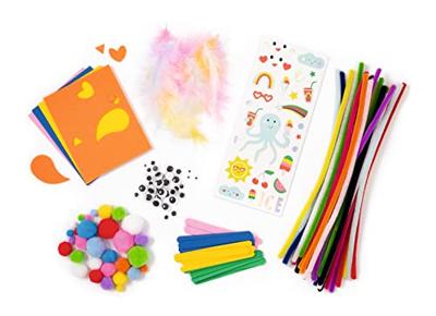 Doe-het-zelf kit chenille draden, 212 stuks RAINBOW FOLIA meerkleurig Doe-het-zelf kit chenille draden, 212 stuks RAINBOW FOLIA meerkleurig