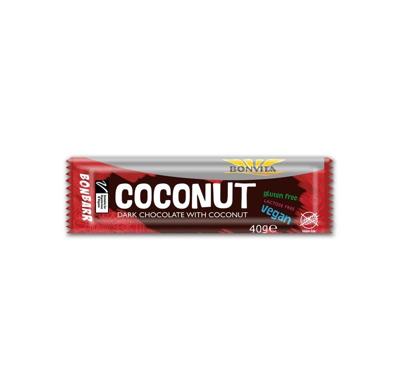 Bonbarr choco cocos bar puur bio 40 Gram Bonbarr choco cocos bar puur bio 40 Gram