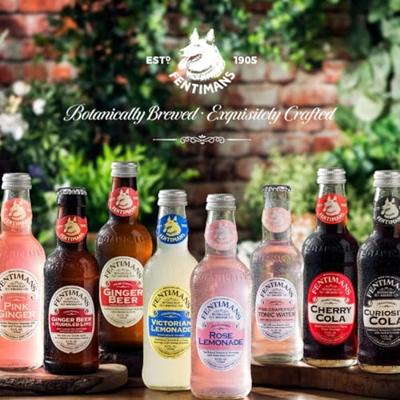 Fentimans rose lemonade flesje (12x 275ml)