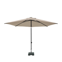 Madison Parasol mykanos push-up 250cm ecru - thumbnail