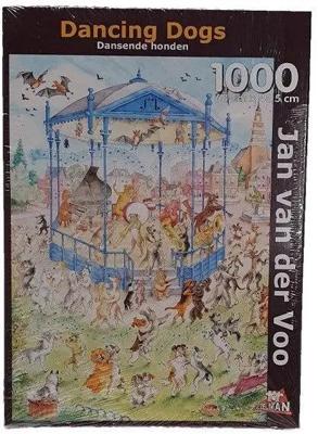 Dansende Honden - Jan van der Voo Puzzel 1000 Stukjes Dansende Honden - Jan van der Voo Puzzel 1000 Stukjes