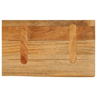 Tafelblad met natuurlijke rand 50x20x2,5 cm massief mangohout Tafelblad met natuurlijke rand 50x20x2,5 cm massief mangohout