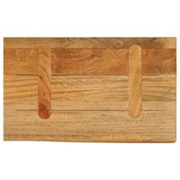 Tafelblad met natuurlijke rand 50x20x2,5 cm massief mangohout - thumbnail