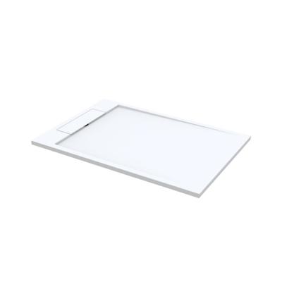 Best Design Douchebak Decent 160x100x4.5 cm Solid Surface Mat Wit