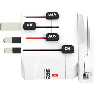 Skross 1.302539 Reisstekker Pro World & USB