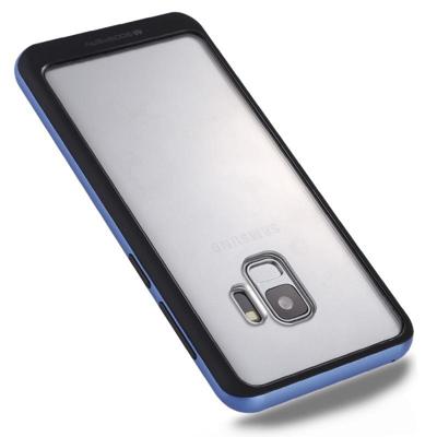 GOOSPERY nieuwe Bumper X voor Galaxy S9 PC + TPU schokbestendige harde beschermende back cover (blauw) GOOSPERY nieuwe Bumper X voor Galaxy S9 PC + TPU schokbestendige harde beschermende back cover (blauw)