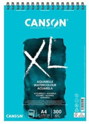 Tekenblok Canson XL Aquarelle 20 Lakens Wit A5 5 Stuks 300 g/m² 148 x 210 mm - thumbnail