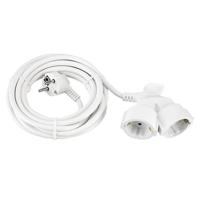 REV 0016032114 Stroom Verlengkabel 16 A Wit 3.00 m H05VV-F 3G 1,5 mm² - thumbnail