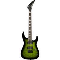 Jackson JS Series Dinky JS20 DKQ 2PT Transparent Green Burst elektrische gitaar - thumbnail