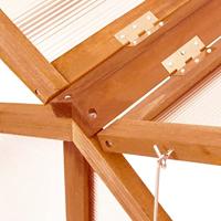 VidaXL Broeikas 114x80x50 cm vurenhout bruin - thumbnail