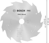 Bosch Accessories Bosch Power Tools 2608837675 Hardmetaal-cirkelzaagblad 160 x 20 mm Aantal tanden: 12 1 stuk(s) - thumbnail