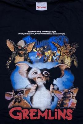Gremlins T-Shirt Retro Poster Style Size L