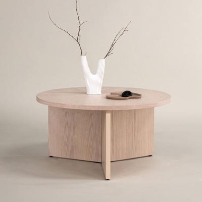 Nohr Ronde Salontafel 'Tammera' 65cm, kleur Whitewash
