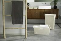 Curver jute wasmand met deksel - 58 liter - beige - thumbnail