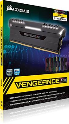 Corsair PC-werkgeheugen kit Vengeance® RGB CMR16GX4M2C3466C16 16 GB 2 x 8 GB DDR4-RAM 3466 MHz CL16 18-18-36