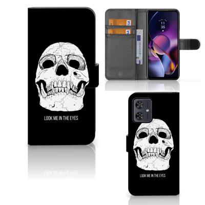 Telefoonhoesje met Naam Motorola Moto G54 Skull Eyes Telefoonhoesje met Naam Motorola Moto G54 Skull Eyes