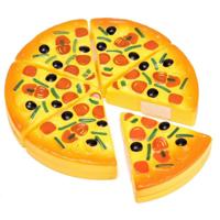 3 stuks kinderen keuken pizza partij Fast Food slices snijden doen alsof spelen voedsel speelgoed - thumbnail