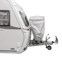 Proplus xl fietshoes - 210d oxford ripstop - lichtgrijs - 2 fietsen - e-bikes - thumbnail