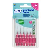 Tepe Interdental Brush 0,40mm Pink 6 - thumbnail
