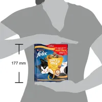 Felix Party Mix Original kattensnoep maxipack 5 x 200 g - thumbnail