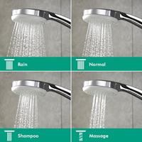 Hansgrohe Unica C glijstangset met handdouche Croma 100 Vario 90cm chroom 27771000 - thumbnail