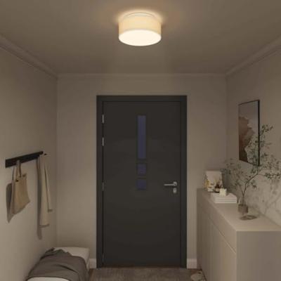 VidaXL Plafonnière met schijnwerpers wit 30 x 30 x 13,5 cm stof