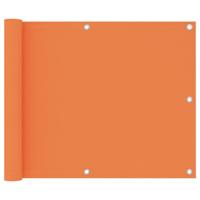 VidaXL Balkonscherm 75x500 cm oxford stof oranje - thumbnail