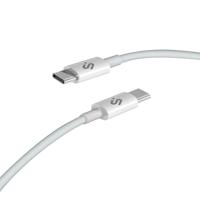 SUBBLIM USB-C naar USB-C Plus-kabel, 100 W, 1 m, snel opladen, PD 3.0, wit - thumbnail