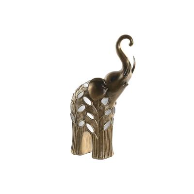Decoratieve figuren Home ESPRIT Brons Olifant 22,5 X 10,5 X 37,5 CM Decoratieve figuren Home ESPRIT Brons Olifant 22,5 X 10,5 X 37,5 CM