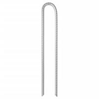 VidaXL Tentharingen 12 st u-vormig ø10 mm 37 cm gegalvaniseerd staal - thumbnail