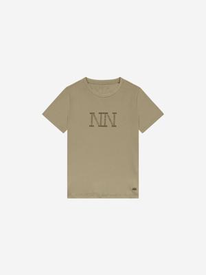 Nik&Nik winter t-shirt meisjes - groen - Stud