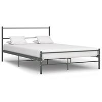 VidaXL Bedframe metaal grijs 120x200 cm - thumbnail