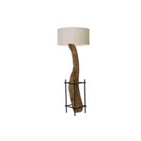 Plafondlamp Home ESPRIT Ijzer Teakhout 65 x 65 x 50 cm - thumbnail