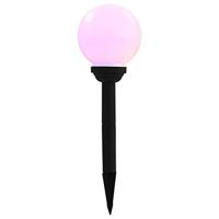 VidaXL Led-solarlampen rond 15 cm rgb 4 st - thumbnail