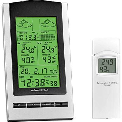 Eurochron WH1173 9223c3b Draadloos weerstation Aantal sensoren max.: 1