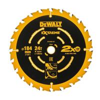 DeWALT Cirkelzaagblad voor Multimaterial | Extreme | Ø 184mm Asgat 16mm 24T - DT10302-QZ - thumbnail