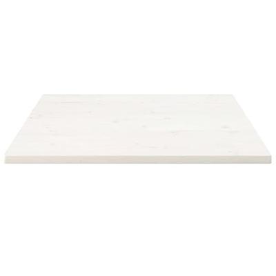 Tafelblad vierkant 90x90x2,5 cm massief grenenhout wit Tafelblad vierkant 90x90x2,5 cm massief grenenhout wit