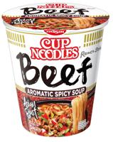Noodles nissin 5 spices beef cup | 8 stuks - thumbnail