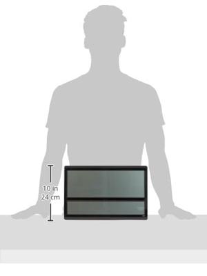 TFA Dostmann 60.4520.01 Wandklok Zendergestuurd 360 mm x 28 mm x 235 mm Zwart Groot display