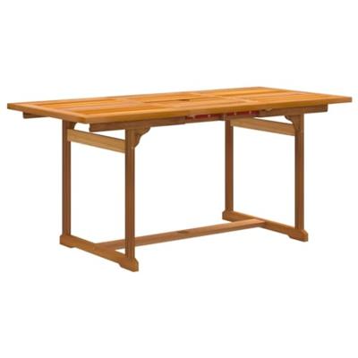 7-delige Tuinset massief acaciahout en textileen