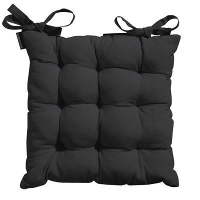 Madison zitkussen panama 46x46 cm zwart