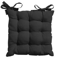 Madison zitkussen panama 46x46 cm zwart - thumbnail