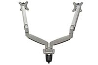 VALUE LCD dubbele arm, tafelmontage, gasveer, 6 draaipunten - thumbnail